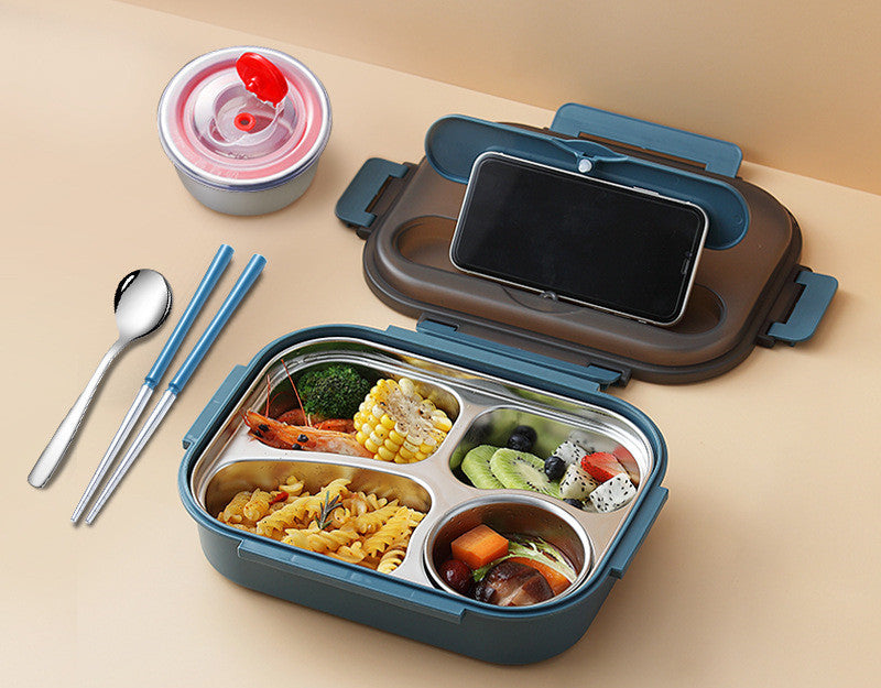 304 Stainless Steel Insulated Lunch Box with Soup Cup