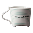 Stationery Aesthetic Ceramic Mug & Serving Plate