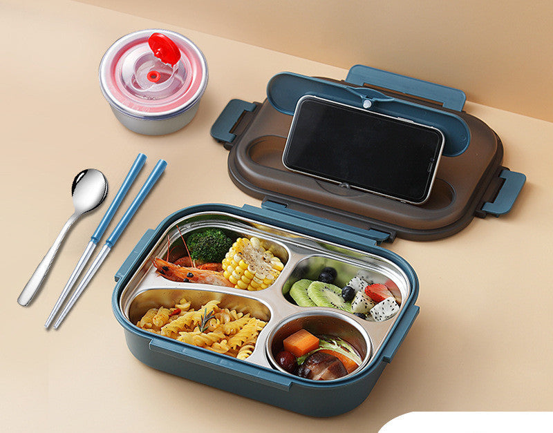 304 Stainless Steel Insulated Lunch Box with Soup Cup