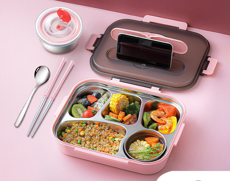 304 Stainless Steel Insulated Lunch Box with Soup Cup