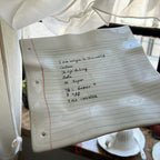 Stationery Aesthetic Ceramic Mug & Serving Plate