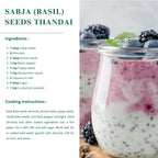 Nutriwish Basil Seeds 250g | Sabja Seeds