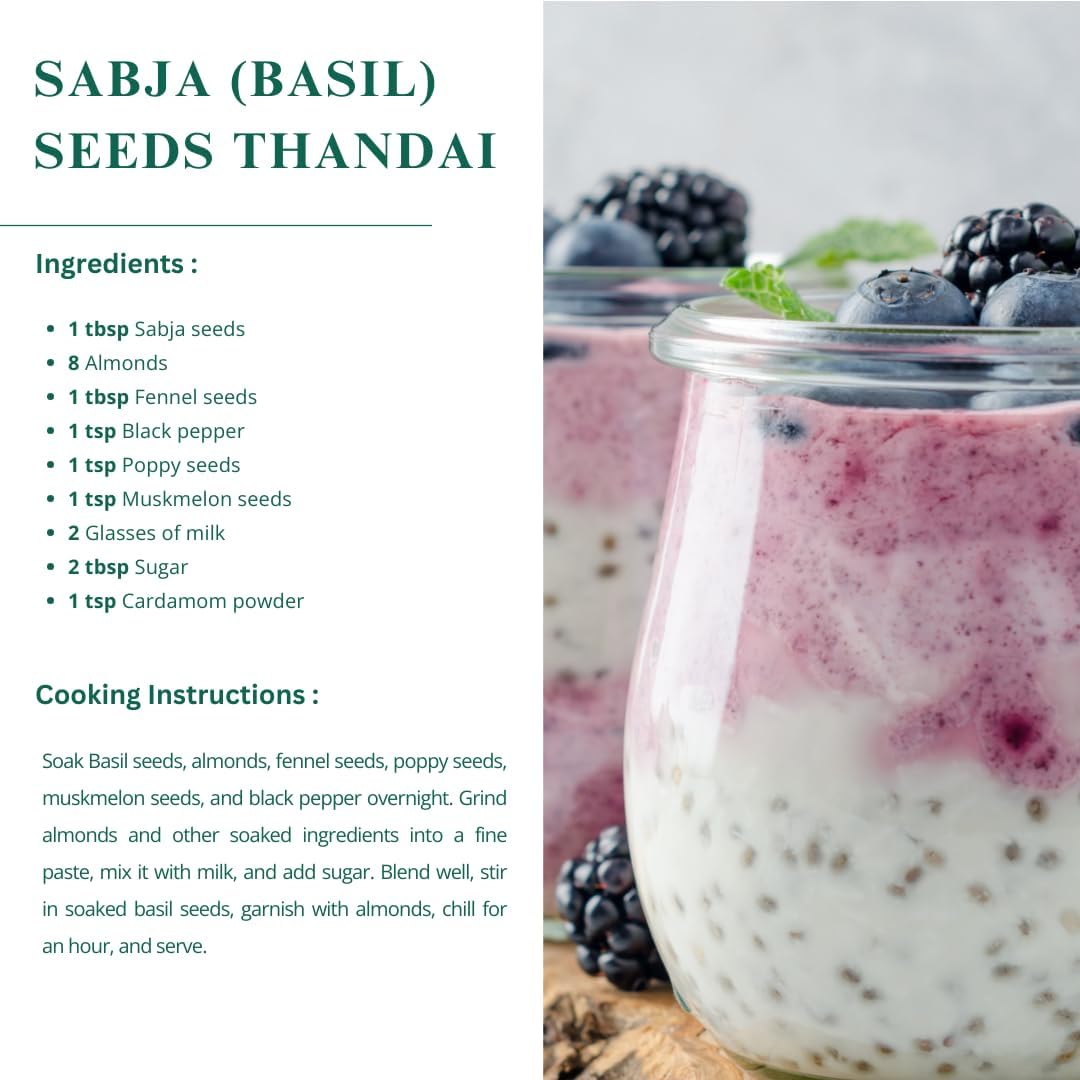 Nutriwish Basil Seeds 250g | Sabja Seeds