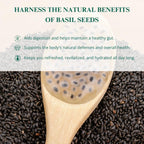 Nutriwish Basil Seeds 250g | Sabja Seeds