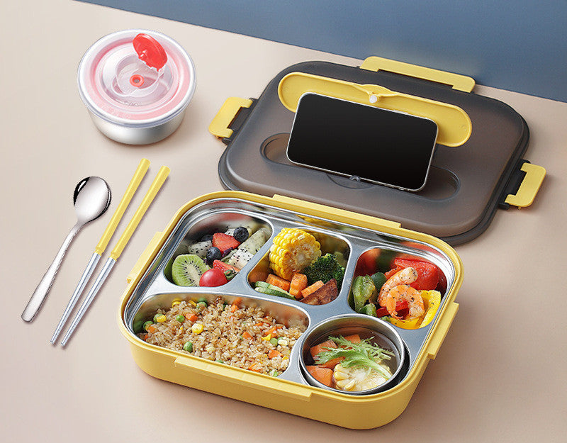 304 Stainless Steel Insulated Lunch Box with Soup Cup