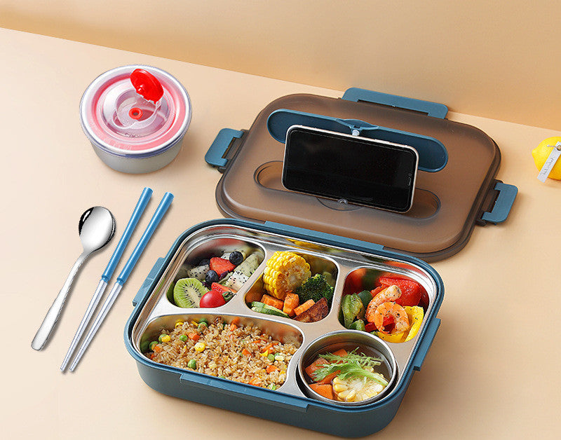 304 Stainless Steel Insulated Lunch Box with Soup Cup