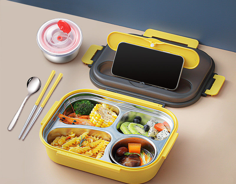 304 Stainless Steel Insulated Lunch Box with Soup Cup