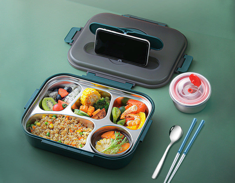 304 Stainless Steel Insulated Lunch Box with Soup Cup