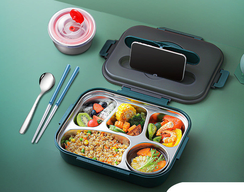 304 Stainless Steel Insulated Lunch Box with Soup Cup